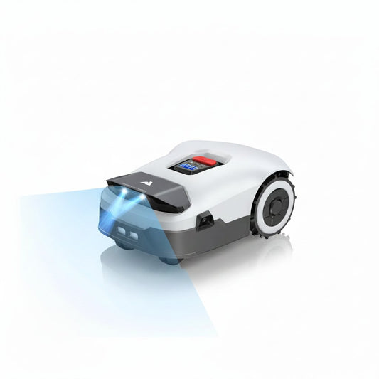 Robot Lawn Mower Full Band Rtk+4-Eye Vision Robotic Lawnmower, Automatic Mapping, 20 Multi-Zone Management, Accurate Obstacle Avoidance, Intelligent Path Planning- No Wire Mower, 0.22 Acre