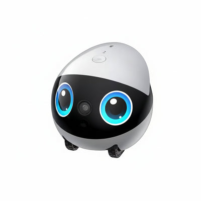 EBO Air 2 plus 3K HD Camera Family Companion Robot with 2-Way Video and AI Assistant for Engaging Chats, Lunar White