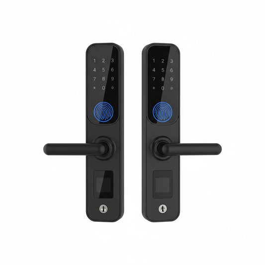 Tuya Wifi Digital Electronic Smart Door Lock with Biometric Camera Fingerprint Peephole 6068 Smart Door Lock